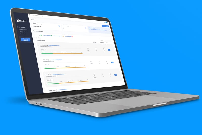 Givzey-User-Dashboard Givzey-User-Dashboard