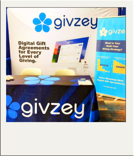 Givzey Event booth