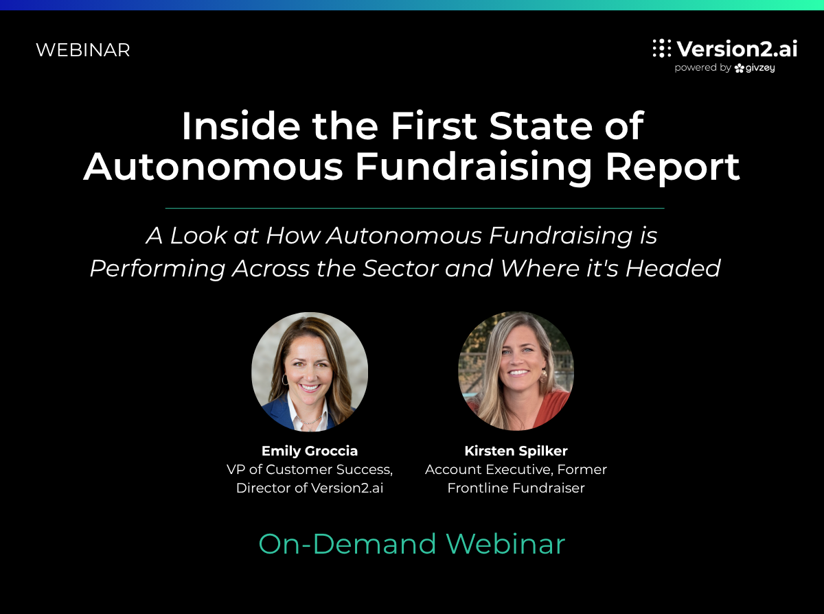 Webinar - State of Autonomous Fundraising - OnDemand